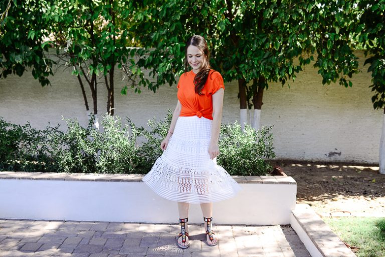 DVF white lace skirt - Call Me Lore